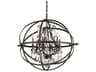 Byron 6-Light Globe Chandelier with Crystal Accents
