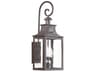 Newton 3 Light Outdoor Wall Sconce in Old Bronze