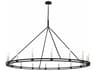 Sutton 16-Light Chandelier in Textured Black