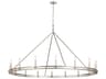 Sutton 16-Light6-Light Champagne Silver Leaf Candelabra Chandelier