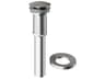 Brushed Nickel Vessel Bathroom Sink Pop-Up Drain with Mounting Ring