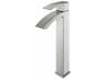 Duris Brushed Nickel 1-Handle Vessel Waterfall Bathroom Faucet