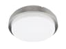 Lithium 1-Light Brushed Nickel LED Round Flush Mount