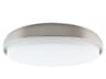 Lithium 1-Light Brushed Nickel LED Round Flush Mount