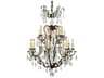 Esmerado 12-Light Bronze Black Candelabra Tiered Chandelier