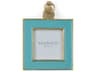 Aqua Enamel Picture Frame
