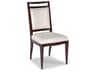 Addison Side Hardwood Brown Upholstered Dining Chair