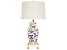 Navy Vine Blue Buffet Lamp