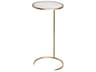 Round Glass End Table