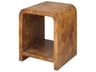 Square Wood End Table