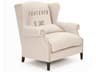 Cream Fabric Accent Chair