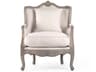 Cream Fabric Accent Chair