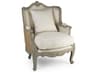 Cream Fabric Accent Chair