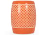 Orange Accent Stool