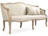Benton Natural Linen Cream Upholstered Loveseat