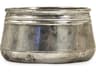 Distressed Metallic Silver 10" Decorative Bowl