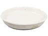 Distressed White 18" Decorative Plate