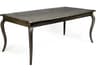 Rectangular Wood Limed Charcoal Dining Table