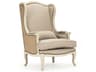 Leon Beige Fabric Accent Chair