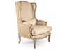 Leon Brown Fabric Accent Chair