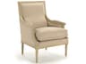 Louis Beige Fabric Accent Chair