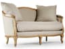 Maison Natural Linen Cream Upholstered Loveseat