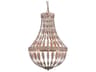 4-Light Rustic Iron Gray Empire Chandelier