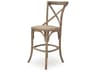 Parisienne Oak Wood Limed Grey Counter Stool