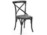 Parisienne Birch Wood Black Side Dining Chair