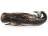 Distressed Black 6" Sperm Whale Sculpture
