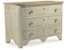 3-Drawers Beige Pine Wood Dresser