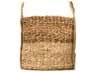 Dark Brown / Beige 16" Woven Basket