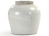 Distressed White 13" Jar