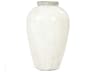 Distressed White Vase