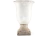 Distressed White 12" High Vase