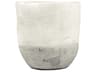 Distressed White 9" High Vase