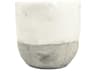 Distressed White 11" High Vase