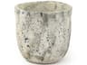 Distressed Grey / White 11" High Vase
