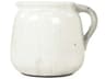 Distressed White Jar