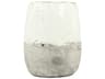 Distressed White 11" High Vase