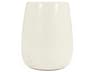 Distressed White 11" High Vase