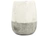 Distressed White 8" High Vase