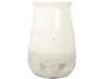 Distressed White 16" High Vase