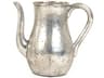 Distressed Metallic Silver 12" Pitcher