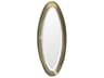 Ida Pale Gold Oval Wall Mirror