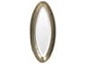 Ida Pale Gold Oval Wall Mirror