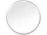 Lacia Distressed Light Gold Round Wall Mirror