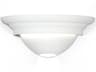 A19 Ibiza 2-Light White Wall Sconce