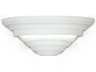 A19 Gran Cabrera 2-Light White Wall Sconce