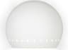 A19 St. Vincent 1-Light White Wall Sconce